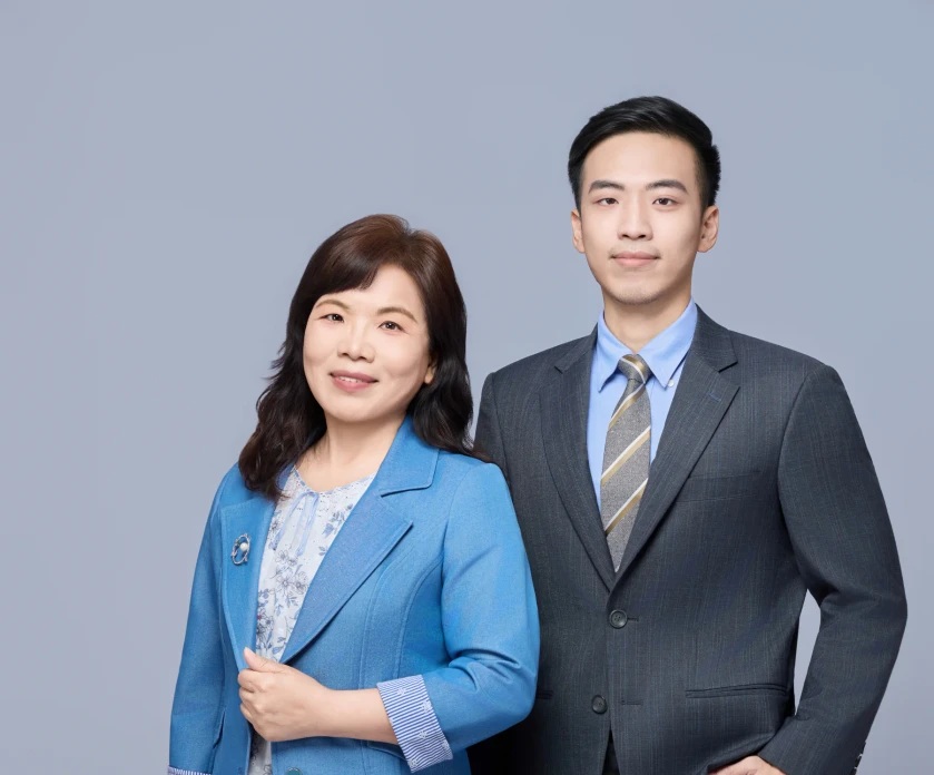 彭裕峰會計師與陳滿景記帳士專業形象照